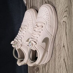 Nike Court Vision Low White Multi Sneakers CW5596-100 Women's Shoes Size 9